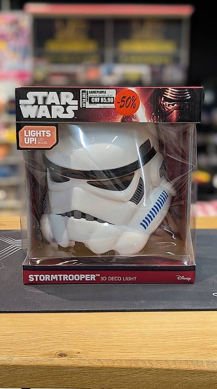 Lampade: Lampada 3D Star Wars - Stormtrooper "Deco Light" (Ufficiale) – Usato da S. Antonino venduto da UPSTORE