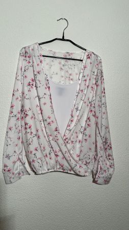 1+1 MOHITO M Bluse+Top /NP55CHF Japanische Kirschblüte PE