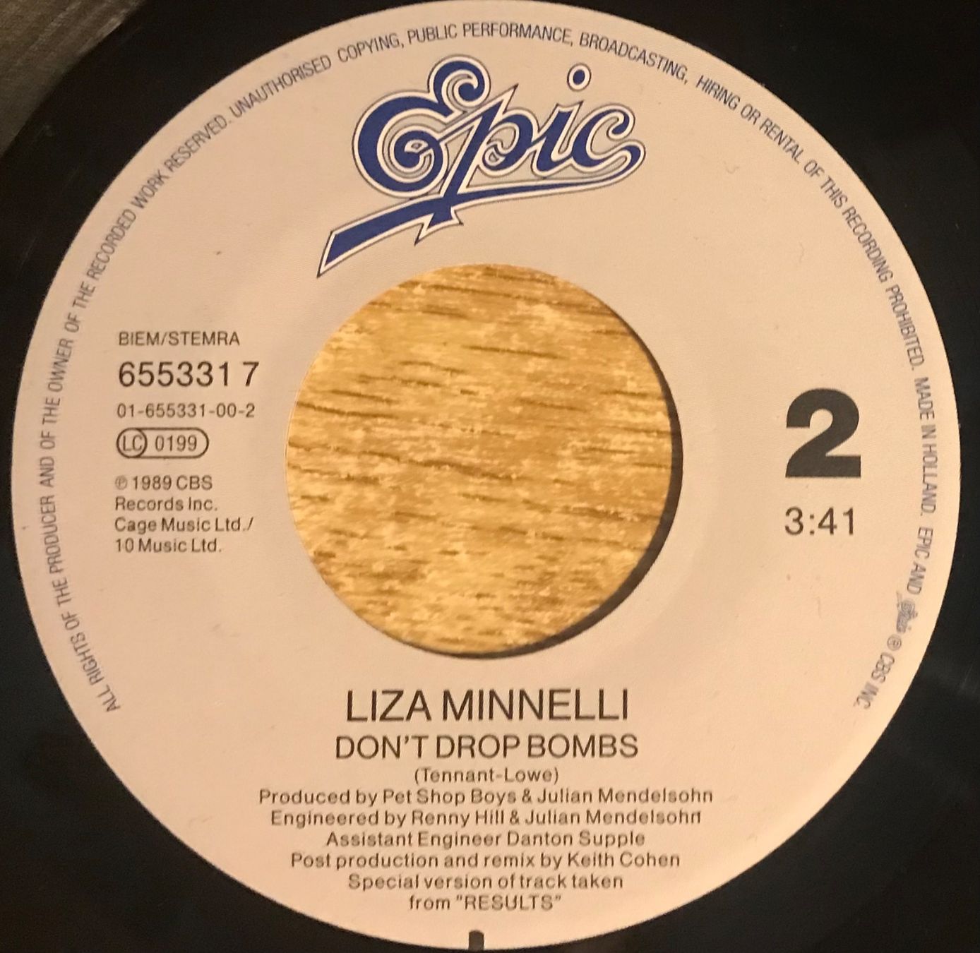 Schallplatten: LIZA MINNELLI - DON'T DROP BOMBS – Gebraucht aus Bussigny von vinyl-pas-cher 3