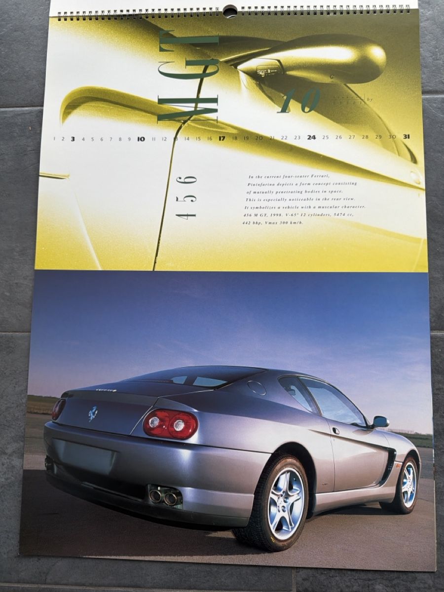 Ferrari Calendari: Original Ferrari Kalender 1999 – Usato da Wolfwil venduto da Rolex1 8