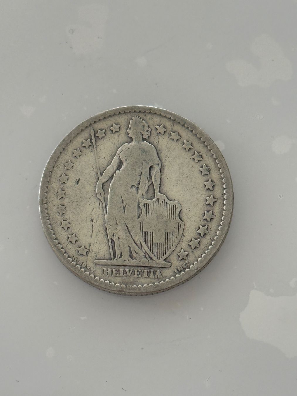 Alle Münzen: 2 Franken 1886  Rar – Gebraucht aus Wallisellen von SWISS_SILVER1 1
