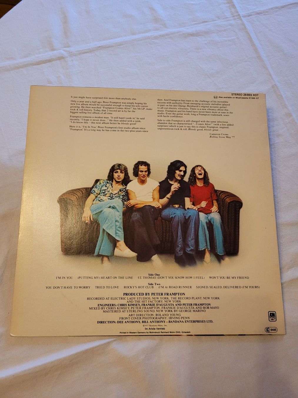 Dischi in vinile: Vinyle Peter Frampton I'm in You 33T – Usato da la Chaux-de-Fonds venduto da Lampe 1