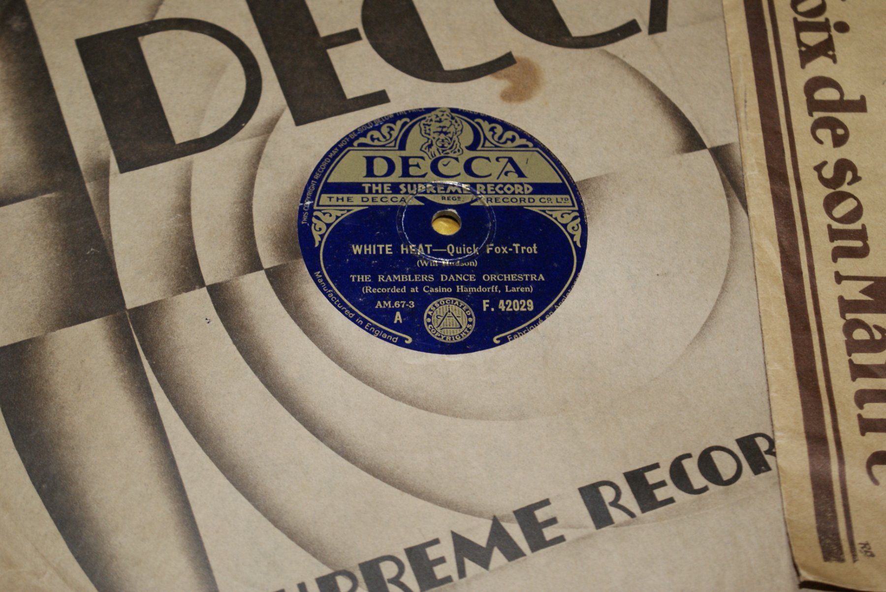 Dischi in vinile: (23) 7 schellack Platten blue,forx usw – Usato da Buchs AG venduto da schwippschwapp 2