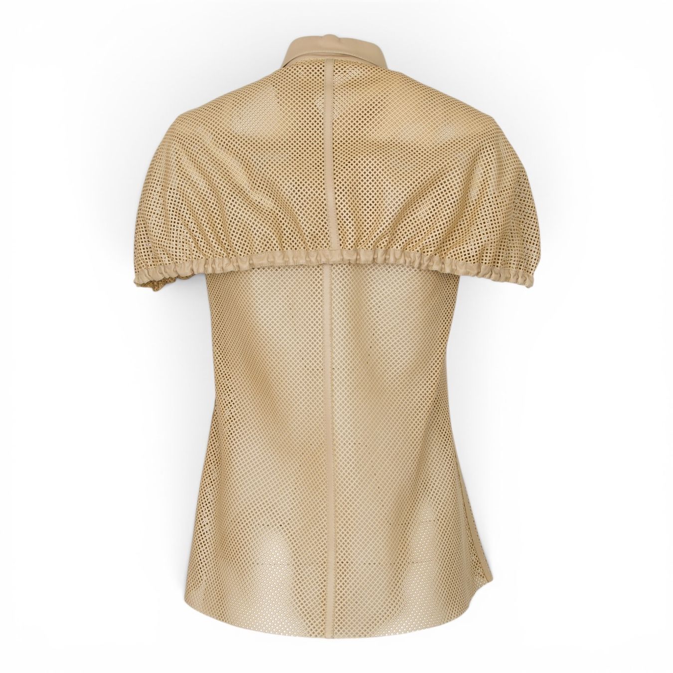 Akris Magliette Polo: Akris Punto Lederpolo camel Gr. 34 – Usato da Binningen venduto da Designerlabels 2