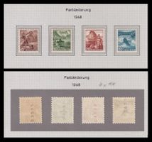 1948_285RM-289RM_Landschaften_ROLLENMARKEN MIT Nr_KW 320 !**