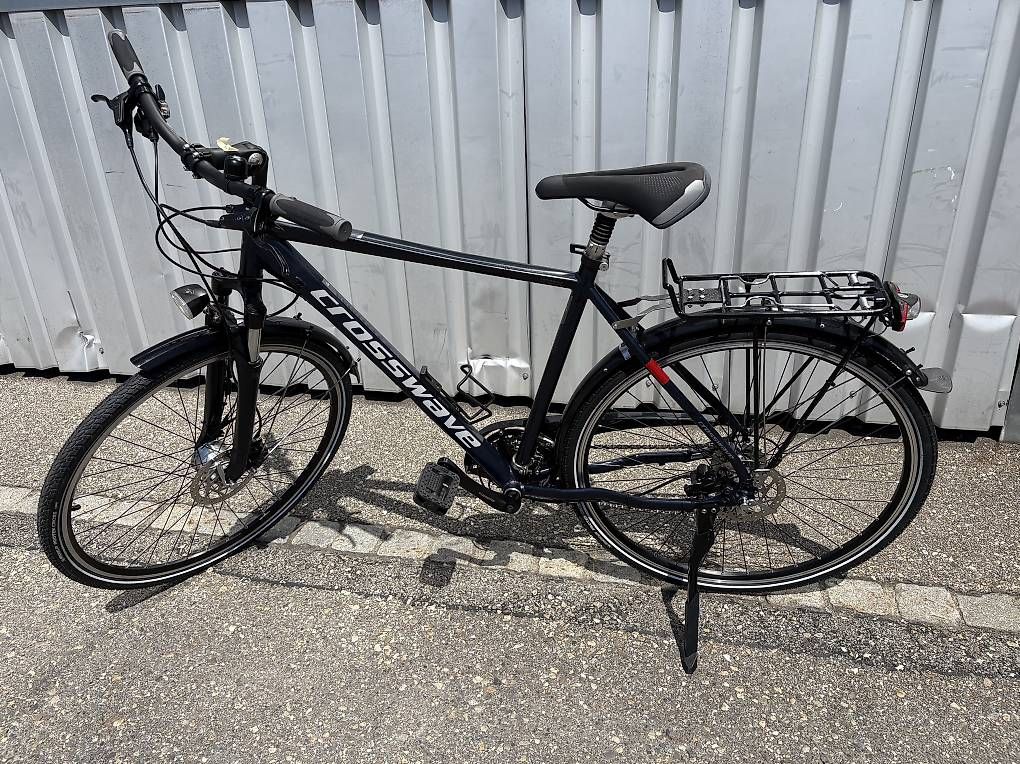Biciclette: Crosswave Herrenbike dunkelblau – Usato da Reiden venduto da Halti