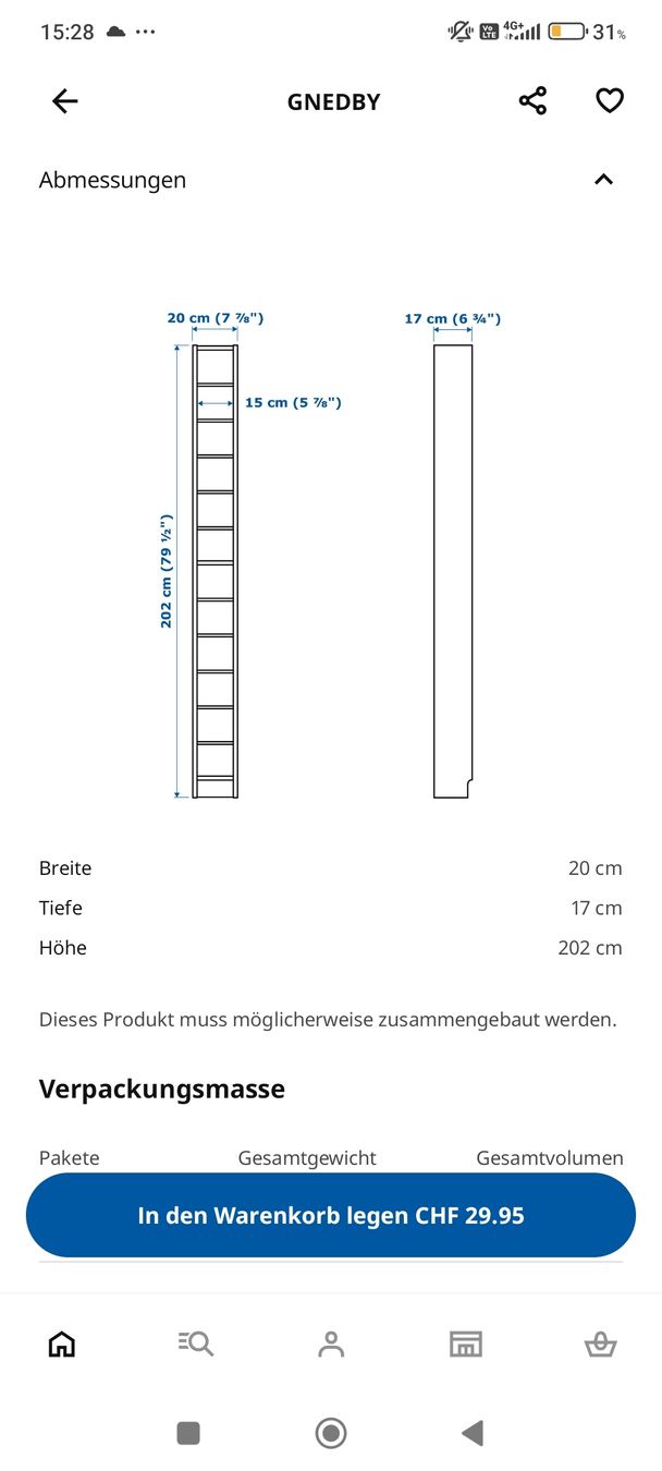Ikea Scaffali: Gnedby 6 Ikea Regale weiss  – Nuovo (secondo la descrizione) da Wangen ZH venduto da sister92 1