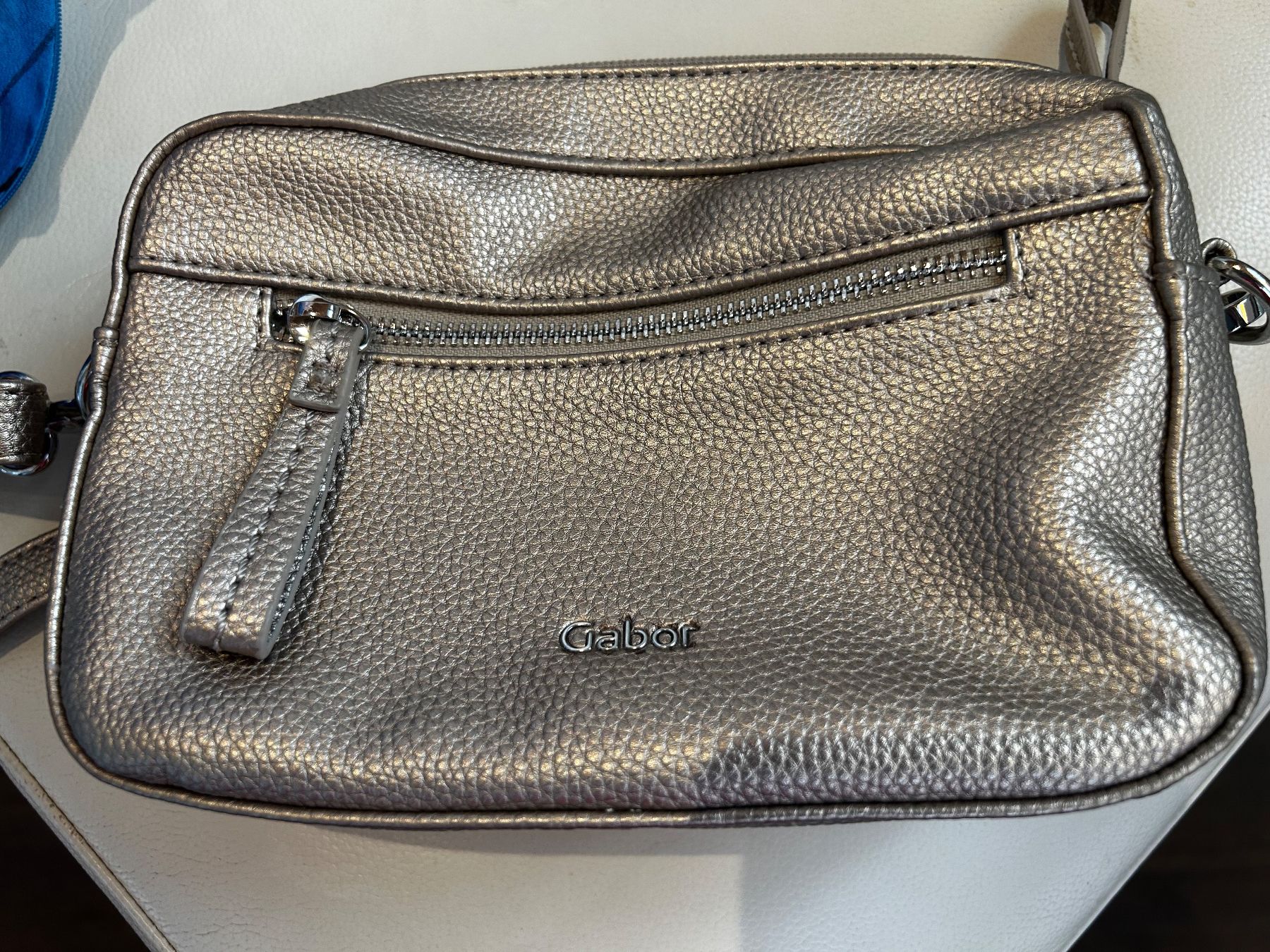 Gabor Borse da donna: Gabor  Schultertasche in beige gold – Usato da Scherz venduto da Mandarine8