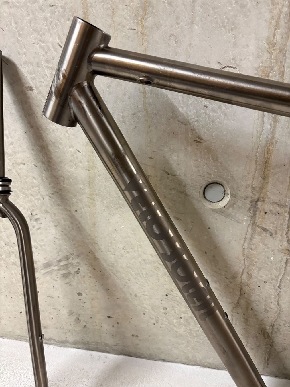 Ersatzteile: custom bikepacking gravel titanium bicycle frame + fork – Gebraucht aus Neuchâtel von shukshuk 2