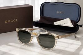Gucci Sonnenbrille GG0102S 007 transparent New Zustand