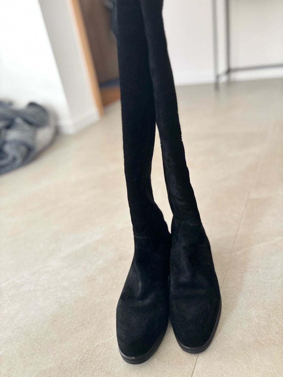 Dune London Scarpe da donna: Bottes noires en daim - excellente qualité – Usato da Gland venduto da isa__sml 3