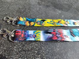 2 Schlüsselanhänger Band Wolferin Magneto XMen Neu