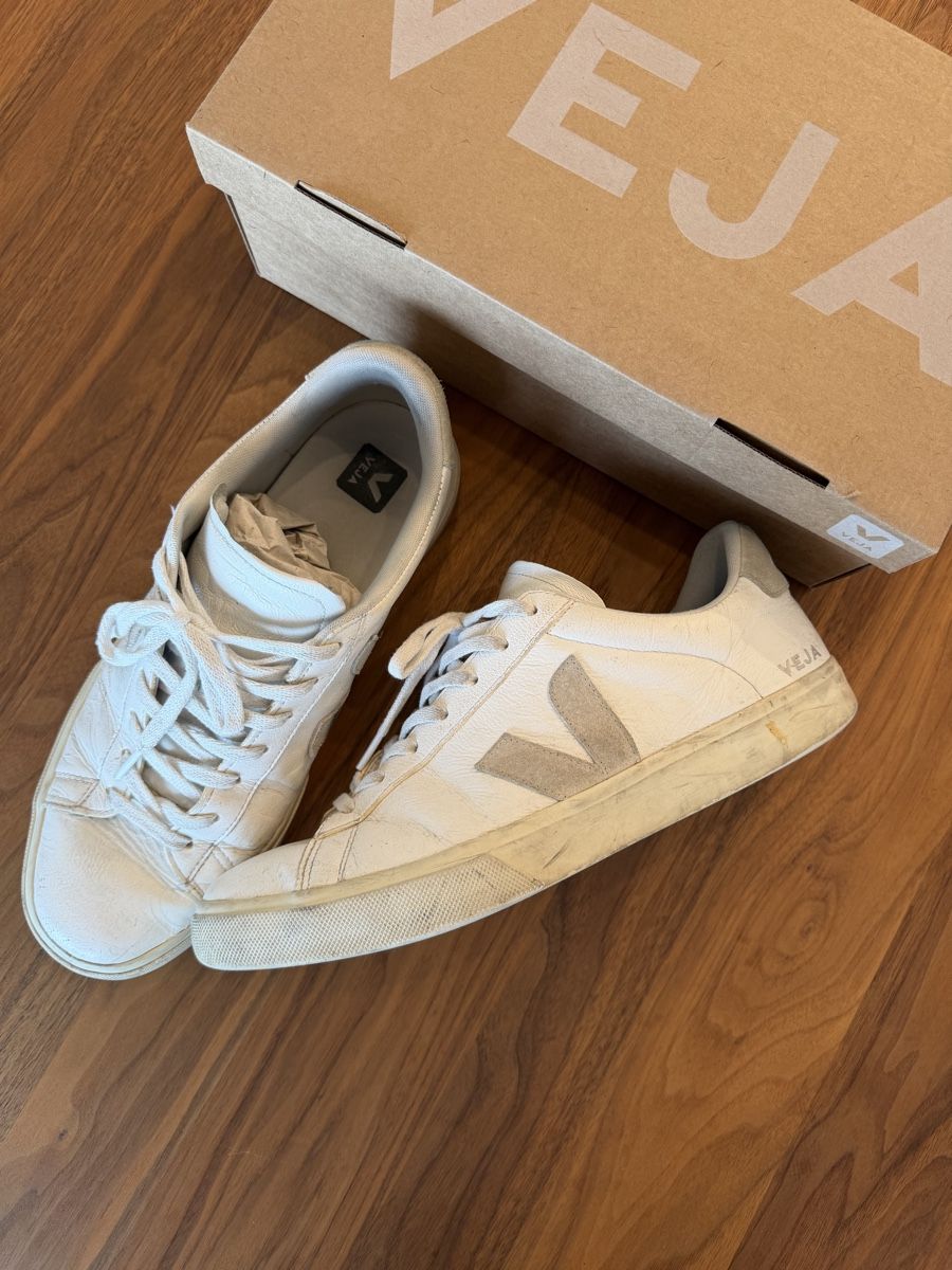 Veja Scarpe da uomo: VEJA Campo Sneaker Weiss Grau Gr. 46 – Usato da Zürich venduto da blancali 1