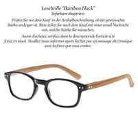 Lesebrille Bamboo black +1.0 +2.5 +3.0