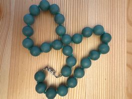 Sehr schöne Kette aus Aventurin-Kugeln (siehe Fotos)
