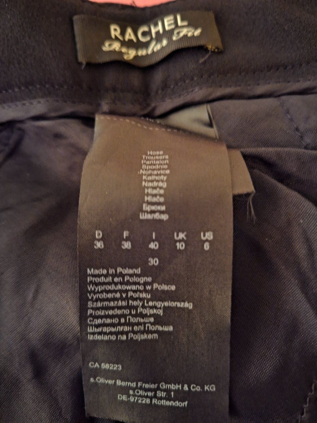 Pantaloni: S.Oliver Black Label Hose schwarz – Usato da Unterentfelden venduto da hofa01 4