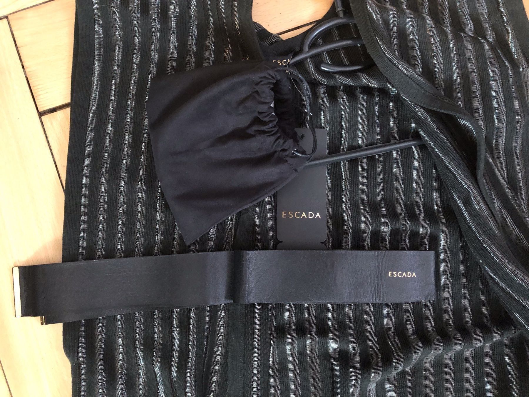 Escada Gilet & Giacche senza maniche: Escada lange Weste schwarz-silber – Nuovo e nell'imballaggio originale da Unterseen venduto da amj_zz7j 4