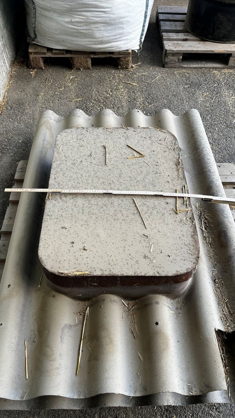 Servierplatten: Dachausstieg Wellplatte gebraucht – Gebraucht aus Ettiswil von inf_ny95 2