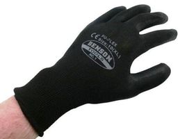 3 x  Arbeitshandschuhe Nylon-Feinstrick  PU beschichtet
