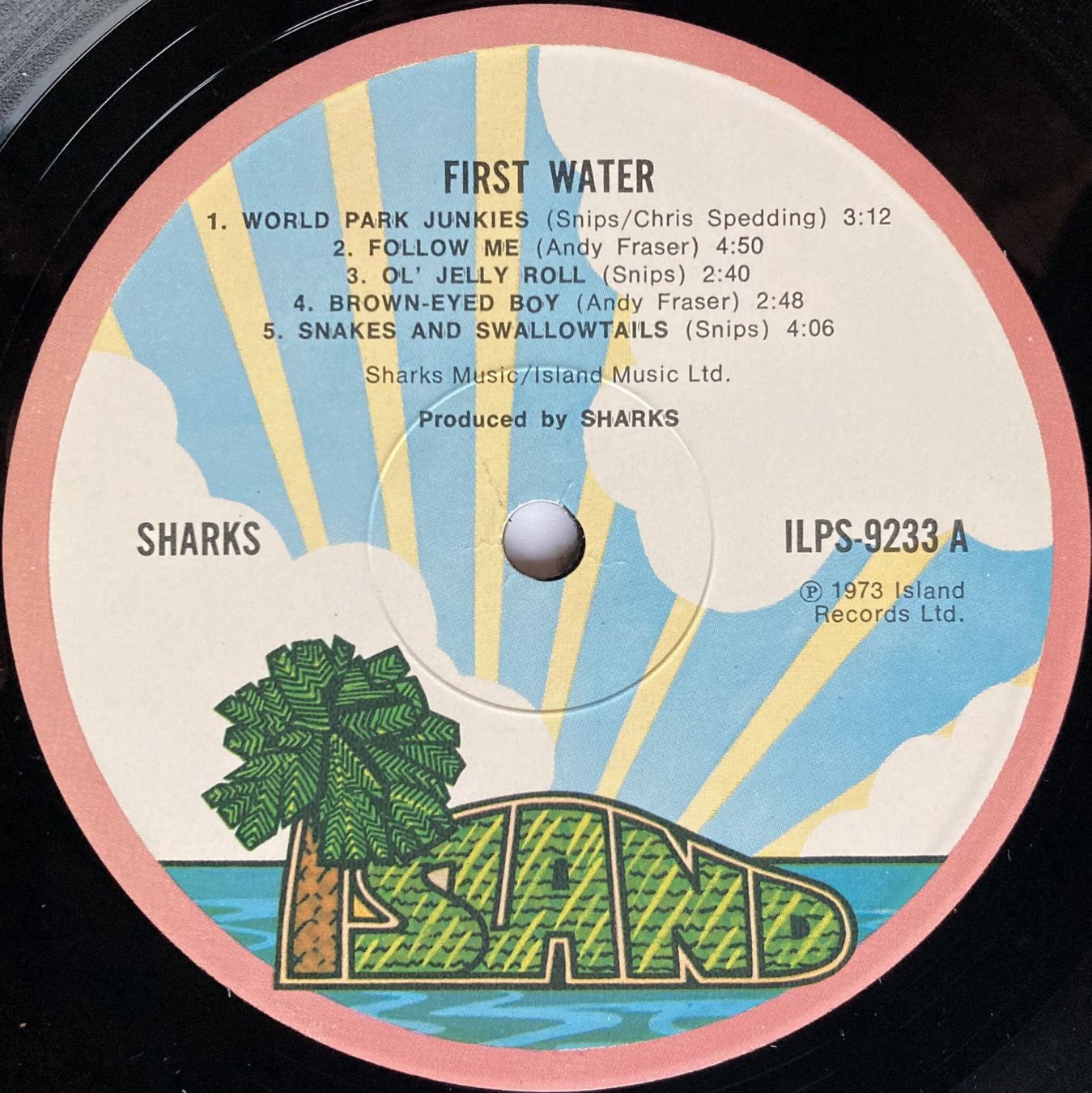 Dischi in vinile: SHARKS - FIRST WATER – Usato da Bottens venduto da hotter-than-hell 2