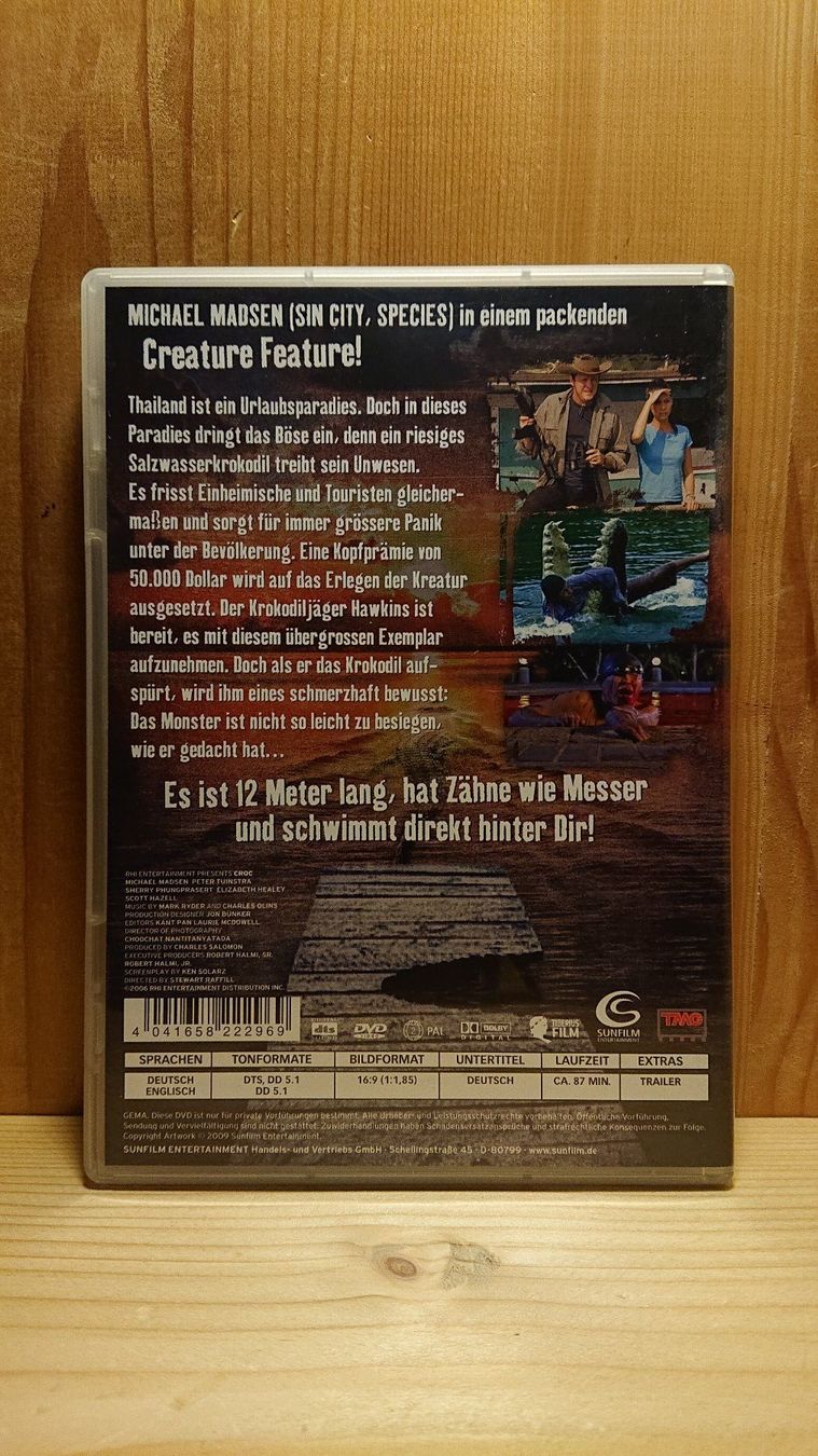 Tutti i DVDs: CROC DAS KILLERKROKODIL DVD – Usato da Wilderswil venduto da Exebub 1