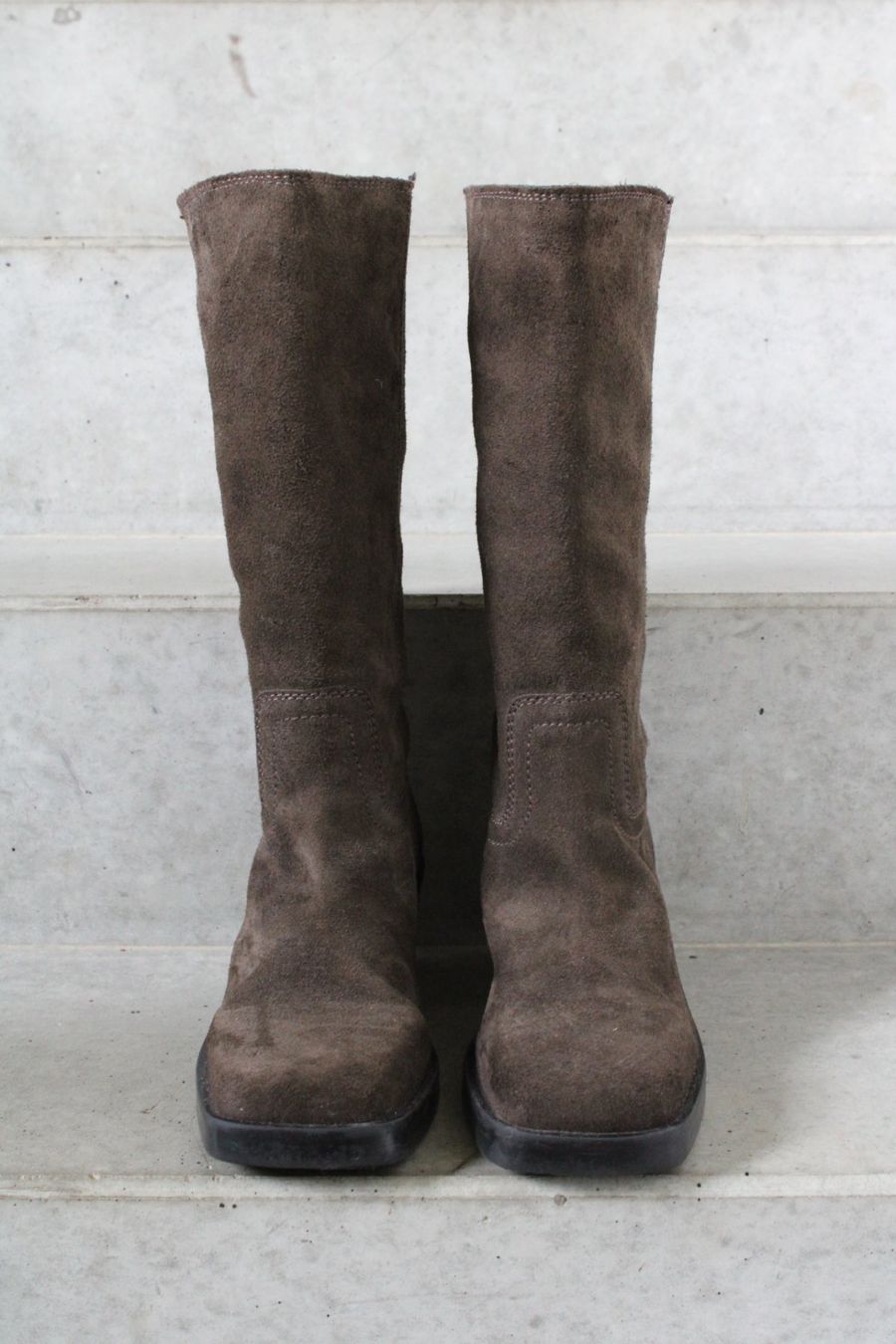 Zara Scarpe da donna: Zara Suede Leather Boots – Nuovo (secondo la descrizione) da St. Gallen venduto da look-twice 4