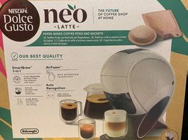 Kaffeemaschine Dole Gusto neo Latte weiss