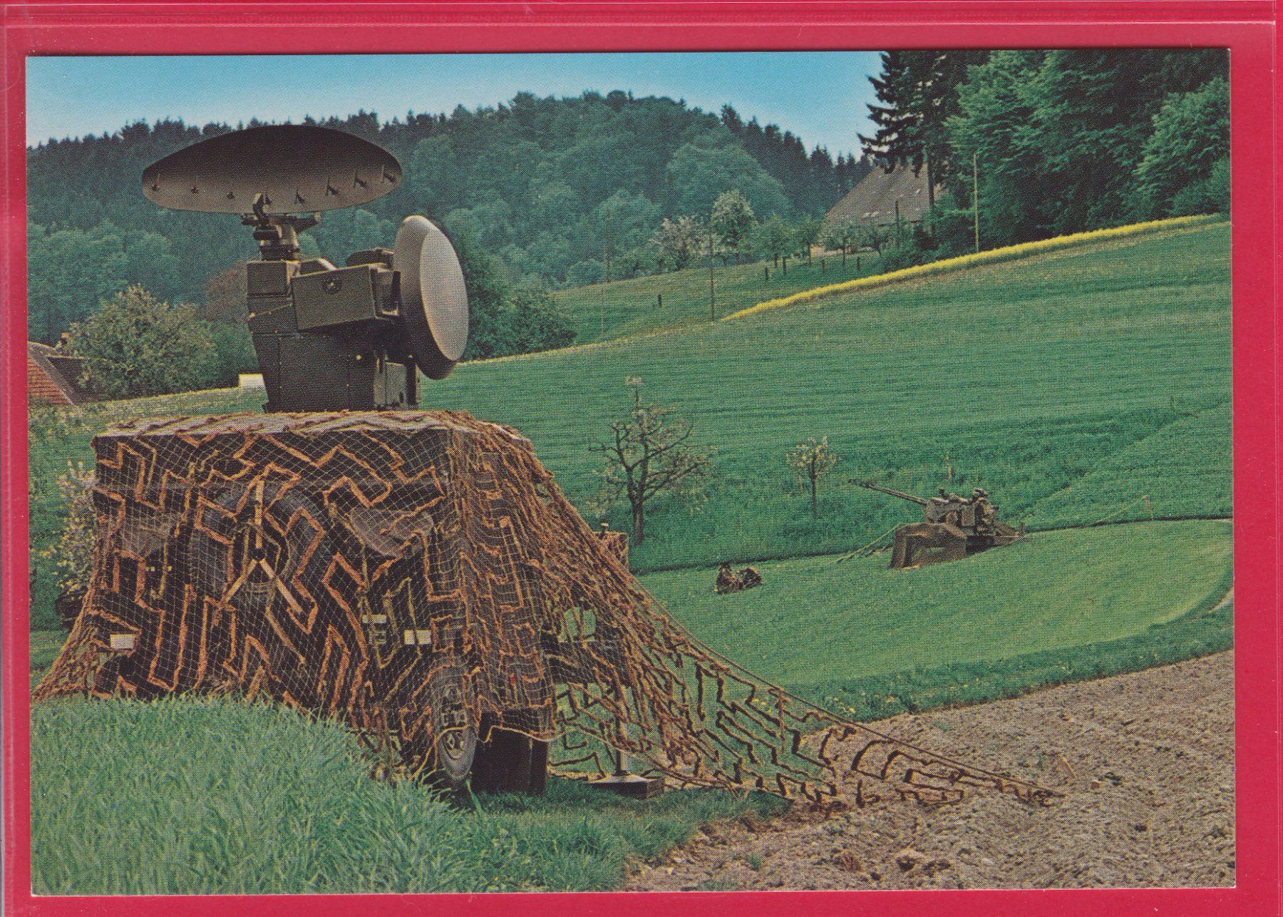 Cartoline postali: SKYGUARD FEUERLEITGERÄT 75 – Usato da Oberrieden venduto da Gebirgsstelze