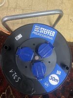 Steffen Professional Cable Reel 30m IP55 3 Sockets