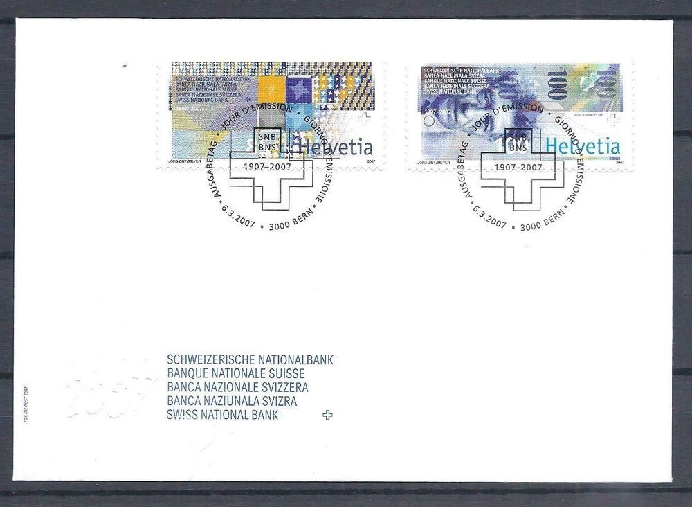 Tutti i francobolli: F1220  - FDC 100 ans BNS – Usato da Trélex venduto da Phil_Albert
