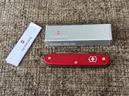 Altes Sackmesser VICTORINOX Alox Rouge „Edelweiss“ TOP RAR