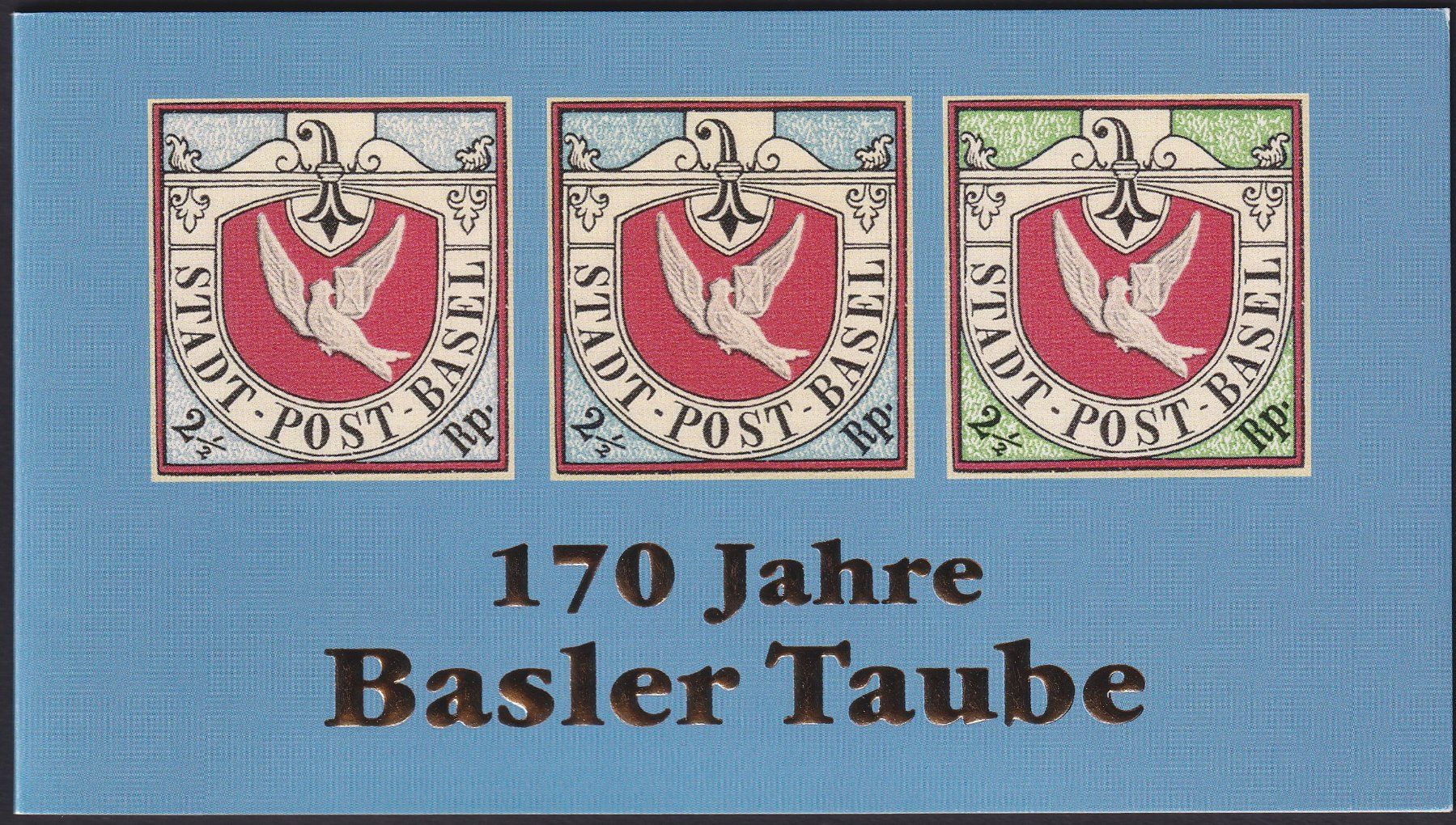 Tutti i francobolli: 1845-2015, Basler-Tauben Heft mit LIE-Marken ** postfrisch – Usato da Sursee venduto da Luzernerraute
