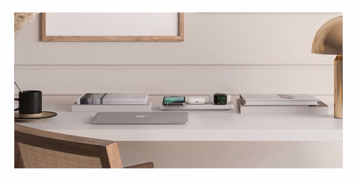 Belkin Ladegeräte: BoostCharge Pro 3-in-1 Ladepad mit MagSafe Wireless Charger – Gebraucht aus Zürich von Kaffimagi 3