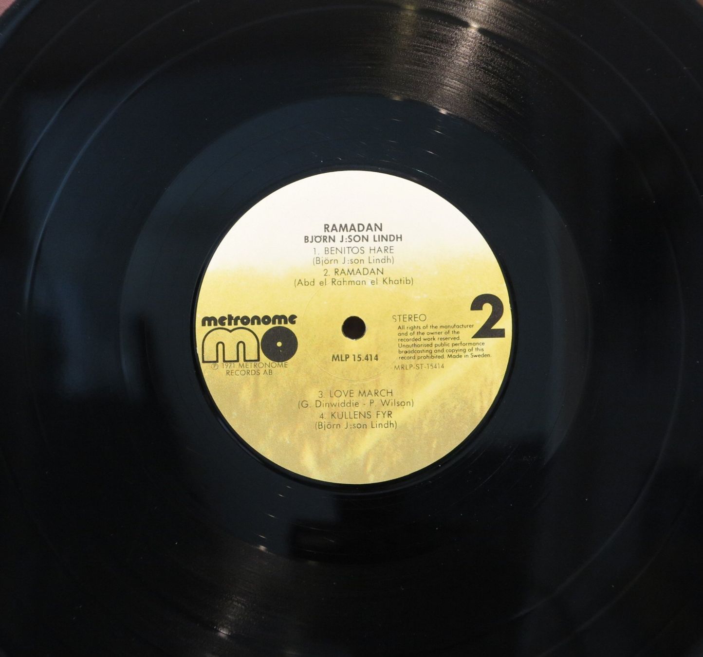 Dischi in vinile: Biörn J:son Lindh - Ramadan / LP – Usato da Zürich venduto da Naim60 4