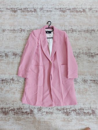 Zara mantel kurz M rosa