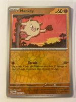Pokemon Mankey 056/165 Reverse Holo 151 EN