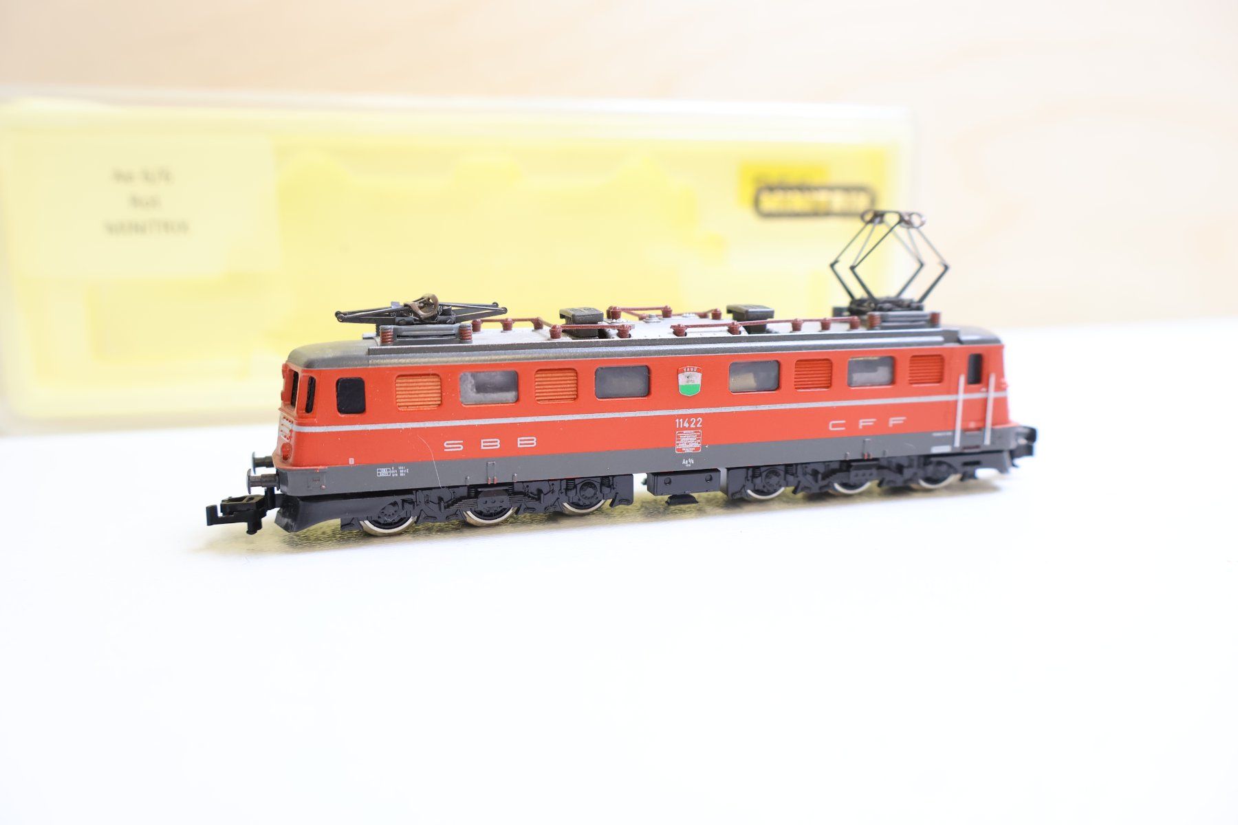 Trix Modellini di ferrovie: Minitrix SBB Ae 6/6 E-Lok Digital 12968 - Kanton Vaud – Usato da Winterthur venduto da Monstera 2