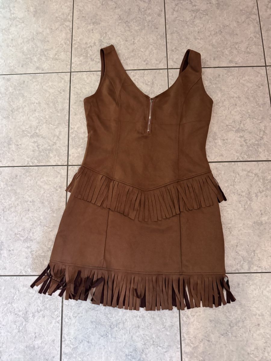 Kleider: Kleid mit Fransen Grösse M neu – Neu (gemäss Beschreibung) aus Muotathal von mianyc 3