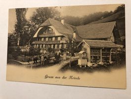 Gruss aus der Krinde  (Ringoldswil?)  1913