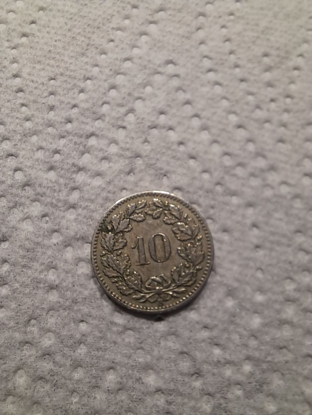 Alle Münzen: 10 Rappen  Münze 1895 – Gebraucht aus Thun von Joeggu30