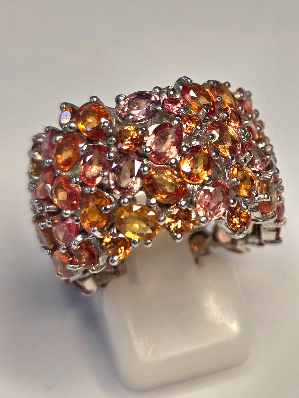 Anelli: Safire gel-orange Eternity Ring – Nuovo (secondo la descrizione) da Zürich venduto da adriben 5