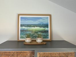 Leinwandbild Meeresbrise- Öl auf Leinwand- Vitalii Karpenko