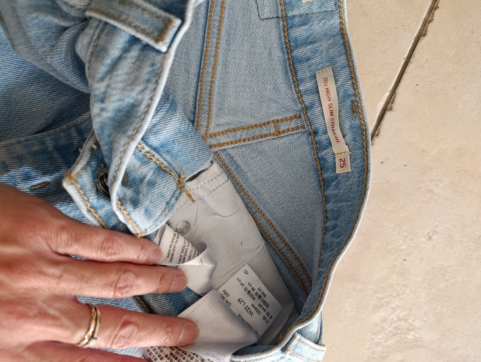 Levi's Jeans: LEVIS 70s HIGH SLIM STRAIGHT W25 L29 – Neu (gemäss Beschreibung) aus Sierre von shirley04 4