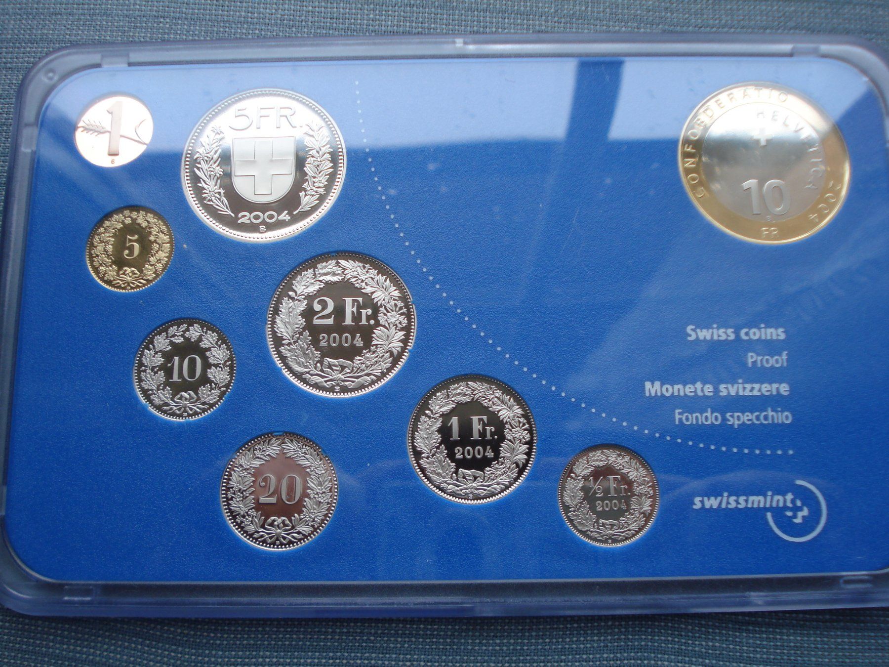 Alle Münzen: (W5) Münzstätte Matterhorn 2004  PP – Gebraucht aus Erlach von Net-Coins 2