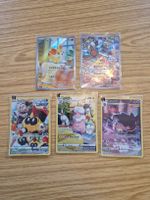 5 Pokémon Sammelkarten Set verschiedene Motive