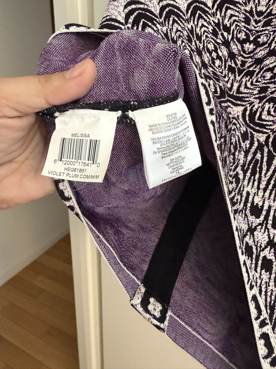 Robes: Robe HERVE LEGER imprimée violette taille M – Neuf (Voir description) à La Croix-de-Rozon par ben_9qlz 3