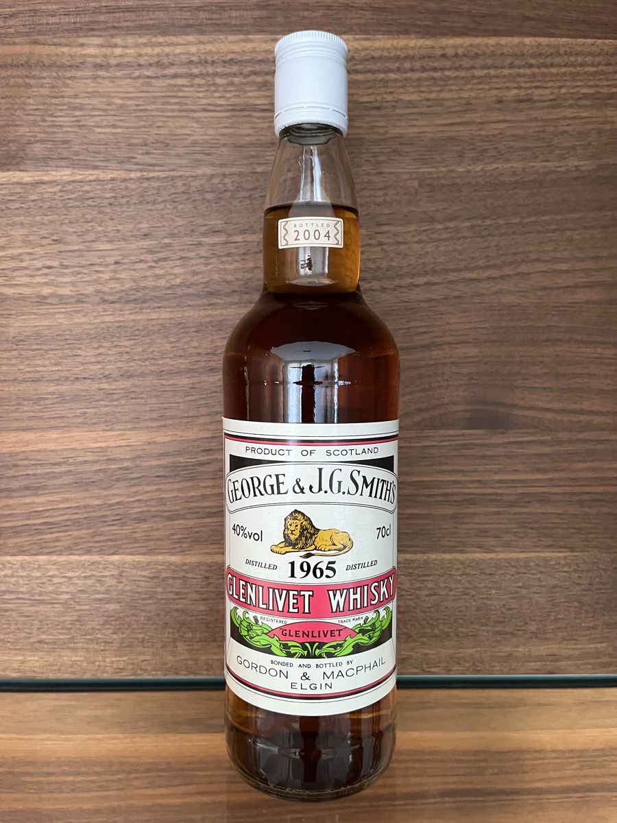 Glenlivet Bevande alcoliche: Glenlivet 1965 Single Malt Whisky – Nuovo e nell'imballaggio originale da Therwil venduto da MRa77