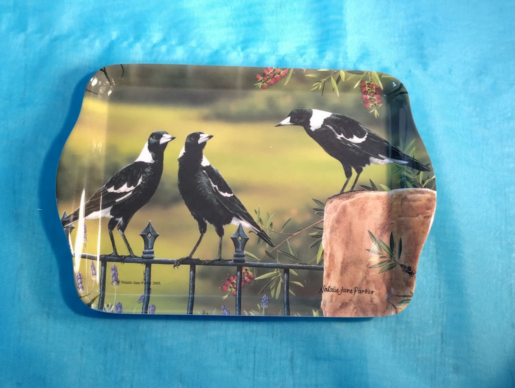 Plateaux: Serviertableau, Flötenvogel, Australien – Neuf (Voir description) à Bellach par JingleCherry