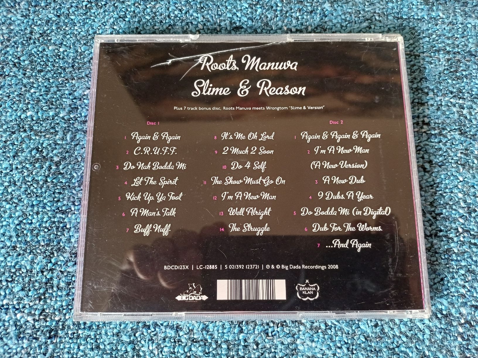 CD: Roots Manuva "Slime & Reason" CDx2 Ltd edition  – Usato da Begnins venduto da Drastic-Sound 1