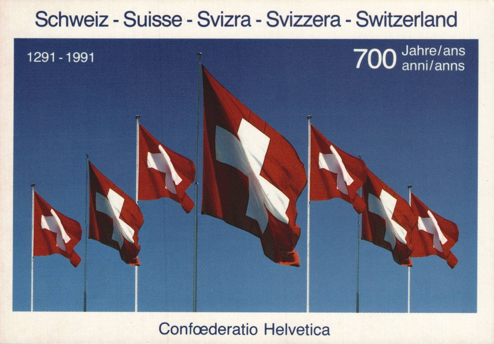 Cartes postales: Schweizer Ansichtskarte "700 Jahre Eidgenossenschaft", Top! – D'occasion à Luzern par Kartenansicht